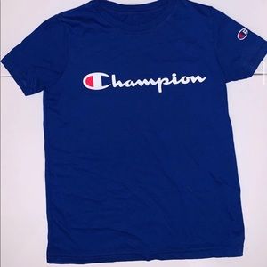 Dark blue champion tee